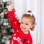 Christmas Holly Jolly Knitted Jumper, thumbnail 2 of 5