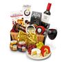 Silent Night Food And Drink Hamper With Red Wine, thumbnail 1 of 4