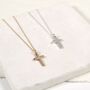 Arundel 9ct Gold Cross Pendant Necklace, thumbnail 1 of 4