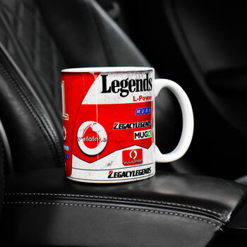 Michael Schumacher F2004 Formula Racing Car Mug, 2 of 3