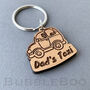 Personalised Car Shape Keyring For Father's Day, thumbnail 4 of 4