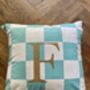 Personalised Checkerboard Cushion Cover, thumbnail 2 of 3