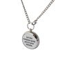 Personalised Silver Colour Compass Necklace Gift, thumbnail 3 of 12