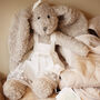 White Lace Bunny Soft Toy For Baby And Toddler, thumbnail 3 of 9