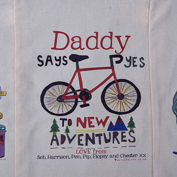 Personalised Cycling Adventures Storage Bag, 6 of 6