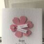 Personalised Mothers Day Pink Flower Card, thumbnail 3 of 9