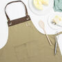 Modern Personalised Artisan Apron With Initials, thumbnail 5 of 7