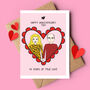 Personalised Anniversary Valentine's Portrait Card, thumbnail 5 of 7