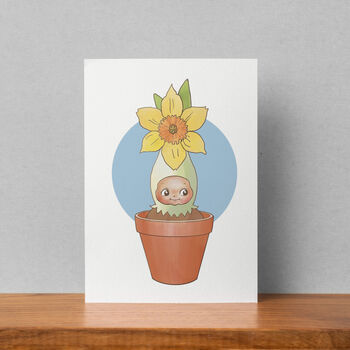 Personalised Birth Flower Baby First Mother's Day Card, 8 of 8