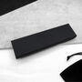 Handmade Personalised Thick Black Leather Belt Loop Keyring, thumbnail 4 of 4