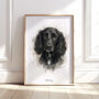 Personalised Watercolour Pet Illustration Portrait, thumbnail 5 of 11