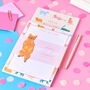 Personalised Crazy Cat Lady Stationary Set, thumbnail 2 of 4