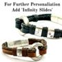 Memorial Brown Braided Leather Jewellery Ashes Urn Bracelet, thumbnail 5 of 8