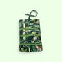 Cotton Jewellery Roll | Wild Animal Print In Green, thumbnail 1 of 7