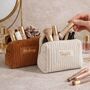 Personalised Soft Velvet Toiletry Makeup Cosmetic Bag, thumbnail 7 of 9