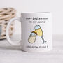 Personalised Mug 'First Birthday As My Auntie', thumbnail 1 of 2