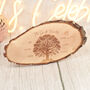 Personalised 'Family Tree' Wood Slice Sign Decoration, thumbnail 1 of 4