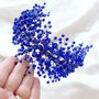 Vibrant Blue Crystal Headband, thumbnail 1 of 7