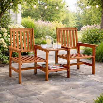 Wooden Companion Bench Set, 5 of 5