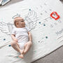 Milestone Baby Angel Wings Cotton Blanket, thumbnail 1 of 11
