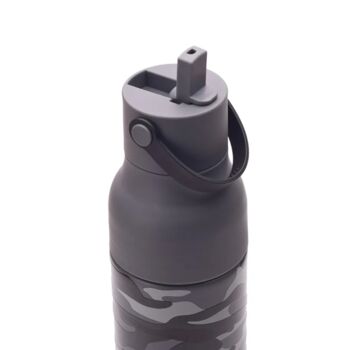 Custom Sports Bottle – Grey Camo 500ml, 4 of 7