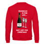 'Prosecco Is For Life' Christmas Jumper, thumbnail 7 of 10