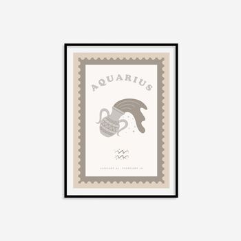 Children's Aquarius Zodiac Print, 3 of 7