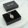Sterling Silver 30th Birthday Leaf Necklace, thumbnail 10 of 12
