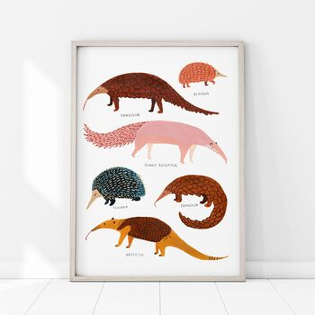 Long Nosed Creatures Art Print, 3 of 6