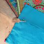 Vibrant Embroidered Bohemian Hippie Cushion Covers, thumbnail 7 of 11
