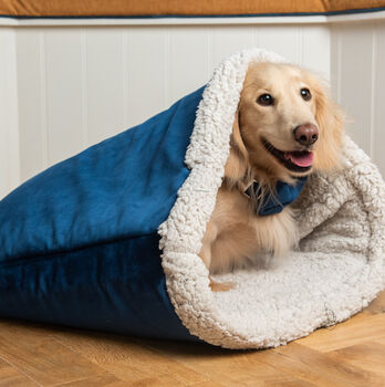 Velour Dog Snuggle Beds, 6 of 12