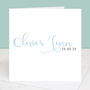 Personalised New Baby Calligraphy Card, thumbnail 3 of 5