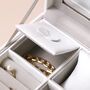 White Two Tier Jewellery Box, thumbnail 3 of 5