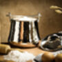 Hammered Copper Tea Flour Coffee Canister, 2500ml Food Storage Jar, thumbnail 3 of 10