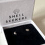 Sun And Moon Sterling Silver Stud Earrings, thumbnail 4 of 5