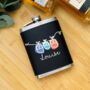 Personalised Ski Lift Hip Flask, thumbnail 2 of 4