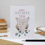 'Happy Feathers Day' Father's Day Card, thumbnail 1 of 2