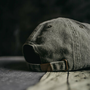 Sage Green 'The Wanderer' Cotton Cap, 3 of 7