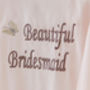 Girl's Personalised Bridesmaid Flower Girl Gown, thumbnail 4 of 8