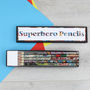 Set Of Five Superhero Pencils, thumbnail 2 of 7