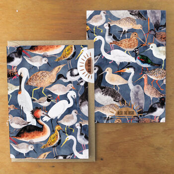 Aestes Wetland Birds Greeting Card, 2 of 5