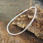 Topaz November Birthstone Gold Plated Silver Stacking Bangle, thumbnail 6 of 9