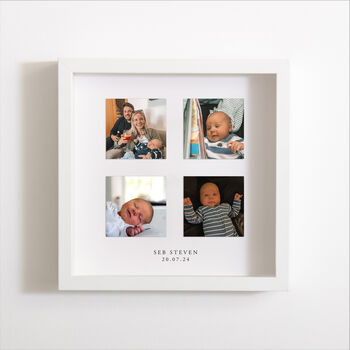 Personalised Wedding Photo Collage Frame, 9 of 11