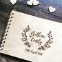 Laurel Floral Woodland Wedding Guestbook, thumbnail 3 of 6