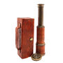 Vintage Style Dollond London Telescope With Leather Case, thumbnail 9 of 9