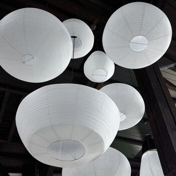 Rica Large Rice Paper Lampshade, 2 of 6