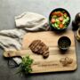 Personalised Natural Wood Chopping Board – Father's Day Gift, thumbnail 1 of 10