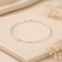 Sterling Silver White Opal Bangle, thumbnail 4 of 11
