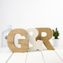 Wooden Letters Contemporary Oak, thumbnail 5 of 8