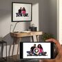 Personalised Father's Day Playable Soundwave Print, thumbnail 3 of 5